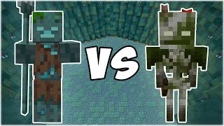 Drowned vs Bogged  Minecraft Mob Battle [upl. by Fraase634]