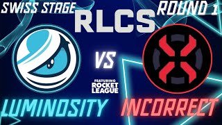 Luminosity Gaming vs Incorrect  2024 NA RLCS Open Qualifier 2  Swiss Stage Round 1 Match Edit [upl. by Yerac]