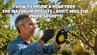 How to Prune a Pear Tree for Maximum Results  Dont Miss the Inside Secrets [upl. by Anirbed]