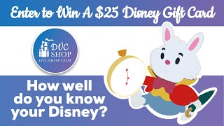 Win a 25 Disney Gift Card With Our Disney Trivia Daily Giveaway Shorts [upl. by Godding]