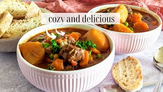 Pressure Cooker Beef Stew  using the Instant Pot or Ninja Foodi [upl. by Nnyroc]