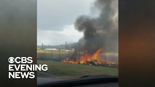 11 people killed after skydiving plane crashes in Hawaii [upl. by Aehtorod]