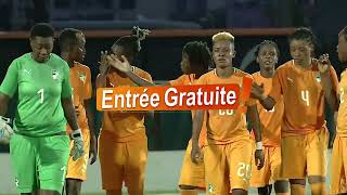 SPOT ELIMINATOIRES CAN FEMININE 2024  COTE DIVOIRE vs TANZANIE AU STADE DE YAMOUSSOUKRO A 15H30 [upl. by Sehguh]