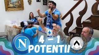 Napoli  Udinese 41  POTENTI 🥰 LIVE REACTION NAPOLETANI HD [upl. by Akiras448]