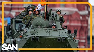 Russia VDay parade raises questions about military capabilities supplies [upl. by Ahsenid162]