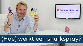 SNURKSPRAY  Hoe werken snurksprays  Helpt een snurkspray tegen snurken [upl. by Mihsah347]