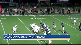 Bayou Blitz Week 3 Acadiana High School Football Scores amp Highlights Friday [upl. by Hoxsie171]