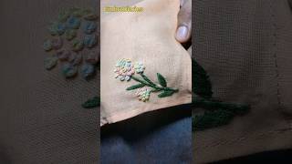 Easy Handkerchief Embroidery Design [upl. by Alwin258]