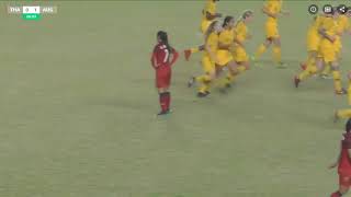 Mary Fowler Goals Australia U20 v Thailand AFF Womens Cup Final 2018 [upl. by Aelegna]