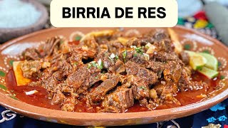 COMO SE HACE LA BIRRIA DE RES ESTILO JALISCO [upl. by Togram]