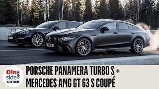 Dragrace AMG GT63S  Porsche Panamera Turbo S [upl. by Lubet550]