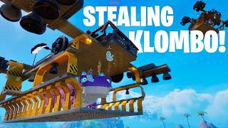 Airlift Klombo ANYWHERE in your LEGO Fortnite World [upl. by Dickens]