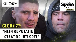 Rico Verhoeven en Hesdy “We gaan oorlog voeren”  Spike Sports Report GLORY 77 [upl. by Eixirt]