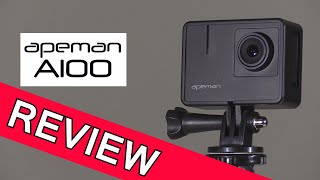 Apeman A100 Action Camera Review [upl. by Einoj]