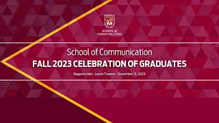 SoC Celebration for Fall 2023 Graduates  Loyola University Chicago [upl. by Benn682]