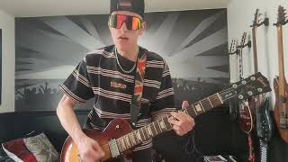 OVERKILL HELLO FROM THE GUTTER GUITAR COVER [upl. by Weston811]