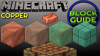 Copper Blocks  Minecraft Block Guide [upl. by Siravaj]