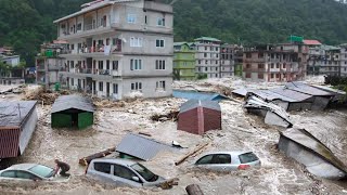 5 Minutes ago in China Mountains and rivers collapsed in Sichuan houses and cars destroyed [upl. by Lana]