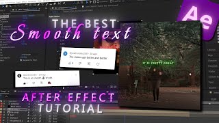 Your Edits NEED these TEXT EFFECTS  After Effects TUTORIAL Smooth Text [upl. by Bonucci367]