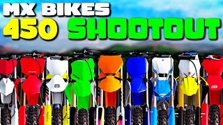 NEW OEM 450 Motocross SHOOTOUT  MX BIKES [upl. by Lanaj938]