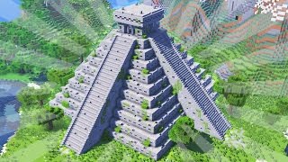 How To Build a MAYA TEMPLE in Minecraft CREATIVE BUILDING [upl. by Yrelle]