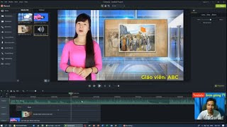 Hướng dẫn biên tập tách ghép nền video trong camtasia 9 đơn giản dễ làm [upl. by Nananne]