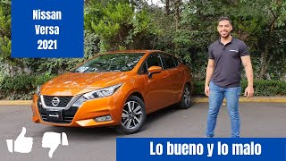 Nissan Versa 2021  Lo BUENO y lo MALO  Daniel Chavarría [upl. by Wertz]