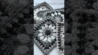 Mystic Harmony Crochet Square free pattern on blog crochetpatterns crochetsquare [upl. by Ahsiakal]