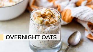 OVERNIGHT OATS RECIPE  for weight loss [upl. by Llertnod]