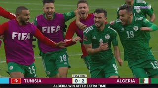 Algerie vs Tunisie 20 Finale coupe darabe الجزائر ضد تونس نهائي كأس العرب [upl. by Ahsikit833]