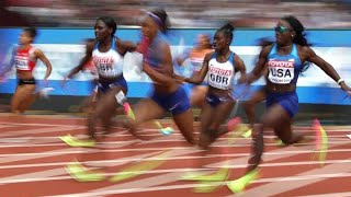 Womens 4x100 relay FINAL LONDON 2017 world championships USA WINS [upl. by Aiello]