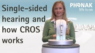 Phonak CROS 23  Single sided hearing and how CROS works [upl. by Enelia]