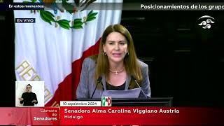 No quieren terminar con impunidad por eso reforma no toca a Fiscalía Sen Carolina Viggiano PRI [upl. by Ardnaed127]