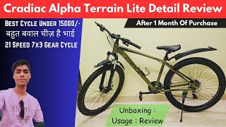 Best mtb cycle under 15000  Cradiac Alpha Lite Reviews  Cradiac alpha lite 29 t mountain cycle [upl. by Eelrac]