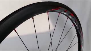 Chinese carbon clincher 700c wheelset pasak below rm1300 [upl. by Herzel334]