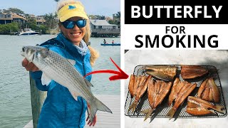 How To Fillet and Butterfly Mullet Easy [upl. by Carlick]