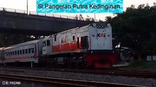 SI PANGERAN PUTRA KEDINGINAN  Kereta Api Commuter Line Bandung Raya Berangkat Stasiun Kiaracondong [upl. by Hgielhsa]