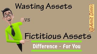 Difference between Wasting Assets and Fictitious Assets soldu ignou wasting accounting [upl. by Netsirhc]