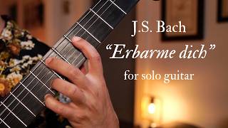 Bach quotErbarme dich mein Gottquot from St Matthew Passion Tariq Harb guitar [upl. by Janna]