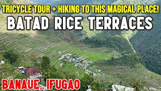 Banaue Philippines  BATAD RICE TERRACES  Tricycle Tour amp HikingTrek to Batad Banaue Ifugao [upl. by Dloreg]