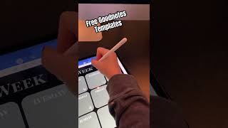Weekly Calendar Goodnotes Templates FREE Goodnotes and PDF included [upl. by Eimam]
