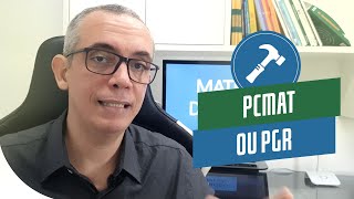 As obras que iniciarem agora é PCMAT não precisa migrar para o PGR Quem pode fazer o PGR da obra [upl. by Anelaj833]