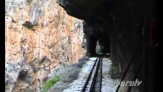 Grecia OSE  La ferrovia quotDiakofto  Kalavrytaquot scart 750 [upl. by Enilrac]