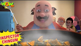 Paris मैं मिल गए Motu को Samose  Motu Patlu New  Cartoon  Inspector Chingum  spot [upl. by Ljoka]