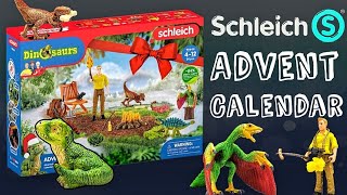 Schleich Dinosaurs Advent Calendar Review Tons of fun stuff [upl. by Arec]