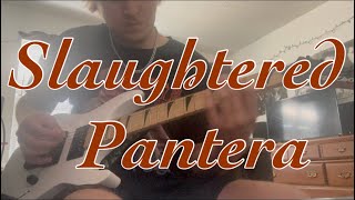 Slaughtered  Pantera breakdown [upl. by Enajiram682]