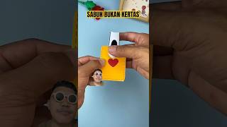 SABUN BUKAN KERTAS‼️ wetwipes diy craft waterwipes magic babywipes shorts xyzbca viral [upl. by Assiruam]