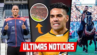 MONUMENTAL OVACION a FALCAO x ATLETICO MADRID l DOBLETE COLOMBIANO l VIDAL SURREALISTA PRESENTACION [upl. by Onej]