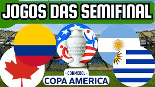 PRÓXIMOS JOGOS DA COPA AMÉRICA SEMIFINAL 0907 a 1007 [upl. by Guendolen]