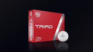 Wilson Triad Golf Balls  Tech [upl. by Salguod]